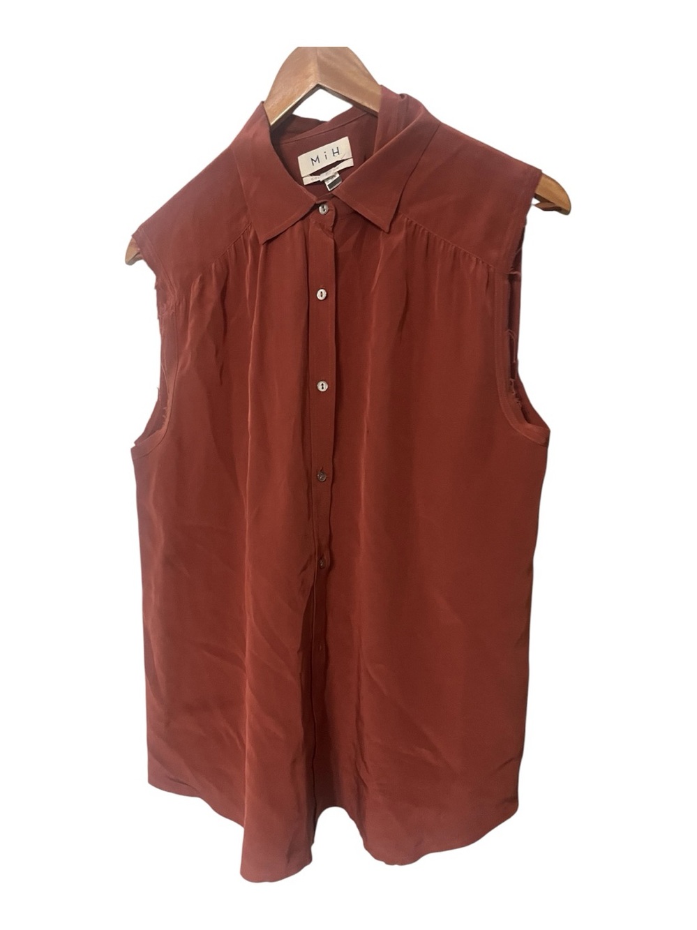 MiH sleeveless silk top